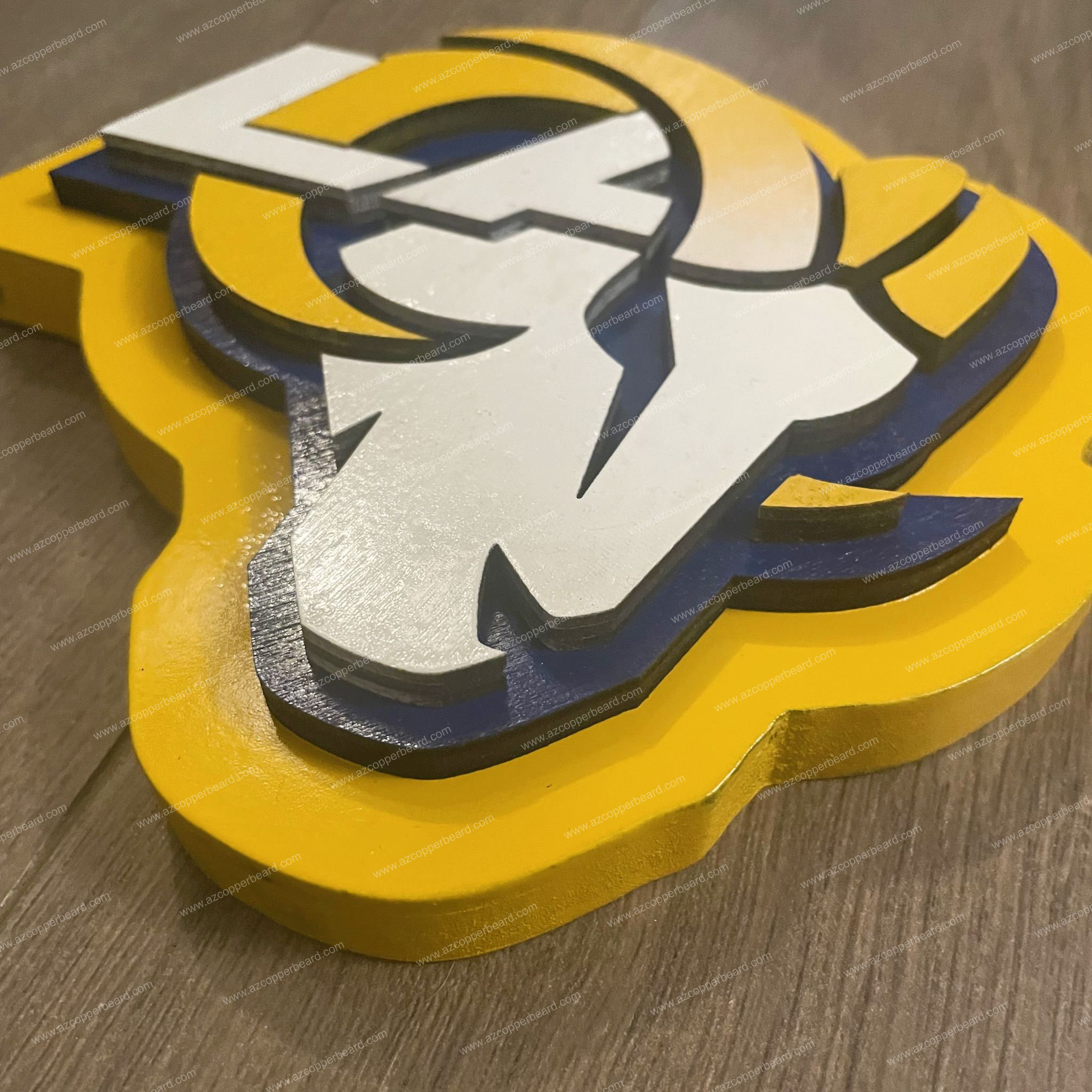 LA Rams 3D Wall Art - Arizona Copper Beard