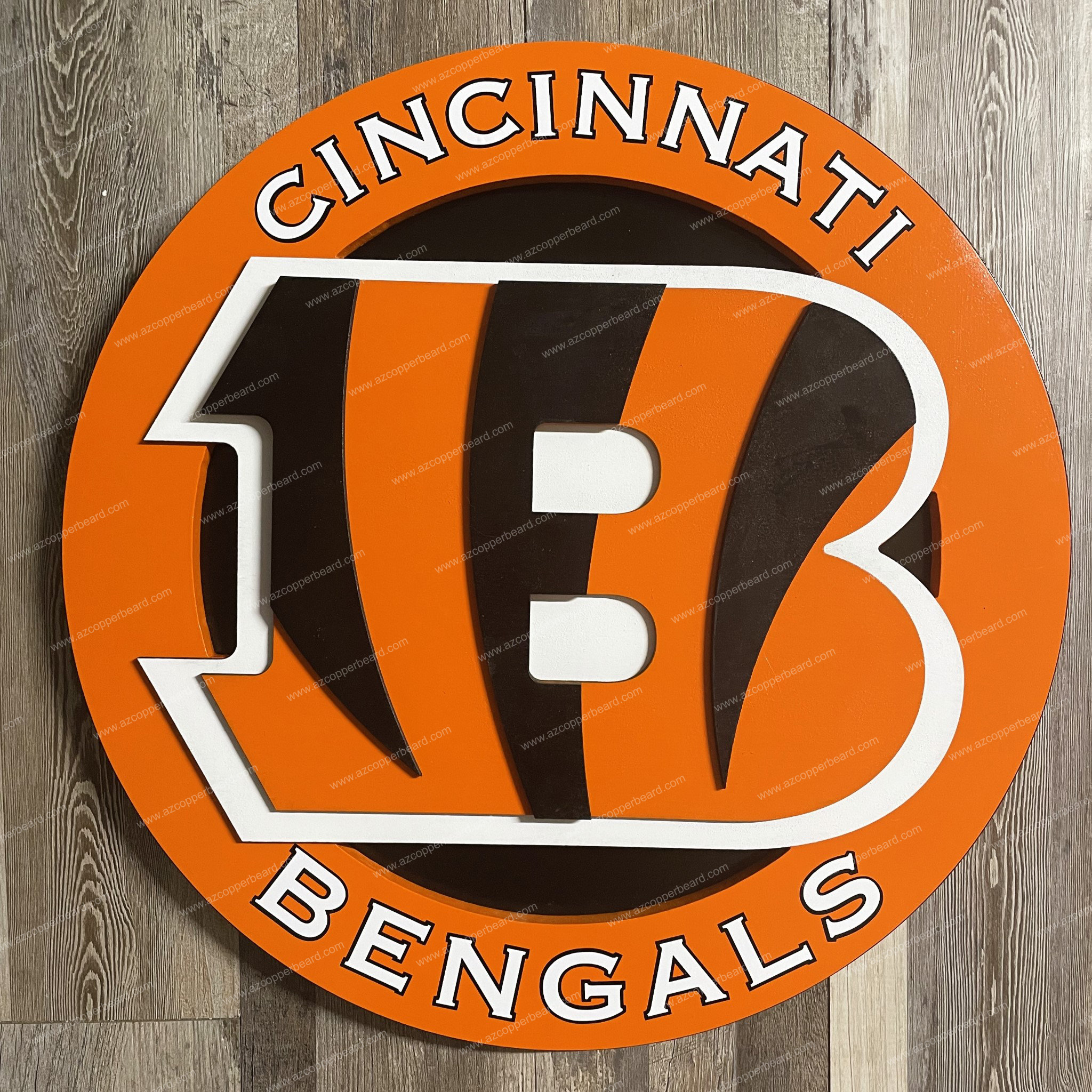 Cincinnati Bengals 3D Wall Art - Arizona Copper Beard